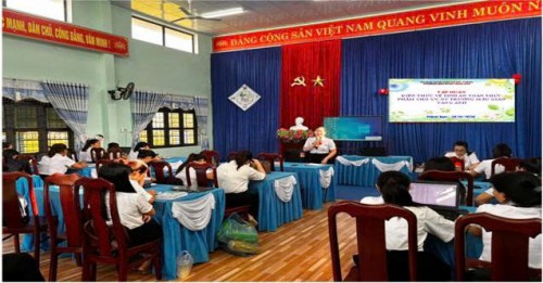 TẬP HUẤN KIẾN THỨC VỆ SINH AN TOÀN THỰC PHẨM CHO GV, NV, TRƯỜNG MG VÀNG ANH VÀ CÁC NHÓM TRẺ, LỚP MẪU GIÁO ĐỘC LẬP
