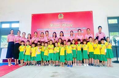 Trường MG Vàng Anh tham gia tập huấn và thực hành PCCC và CNCH