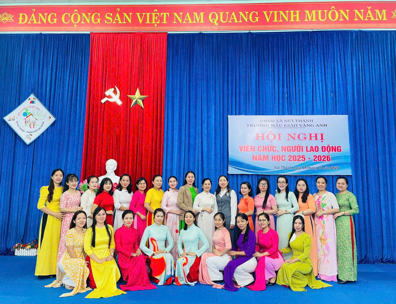 TRƯỜNG MẪU GIÁO VÀNG ANH TỔ CHỨC HỘI NGHỊ VIÊN CHỨC, NGƯỜI LAO ĐỘNG NĂM HỌC 2025-2026